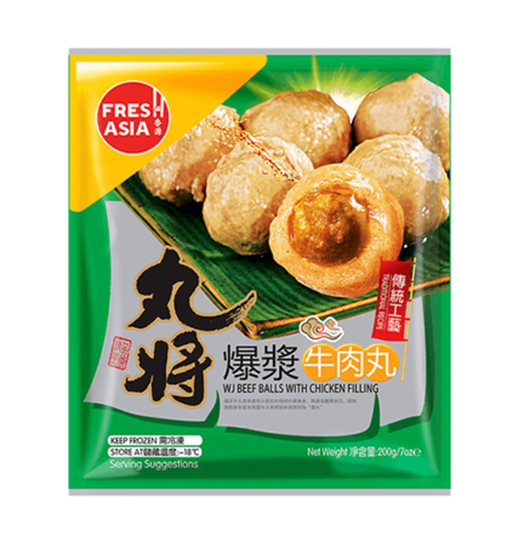FRESHASIA WJ Beef Ball with Chicken Filling 200g