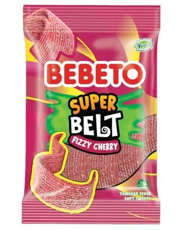 BEBETO Super Belt Fizzy Cherry 135g