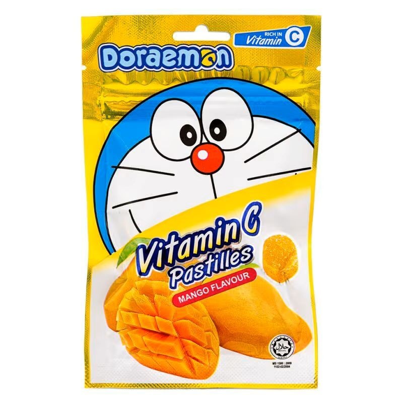 BIGFOOT Doraemon Vitamin C Pastilles - Mango 40g
