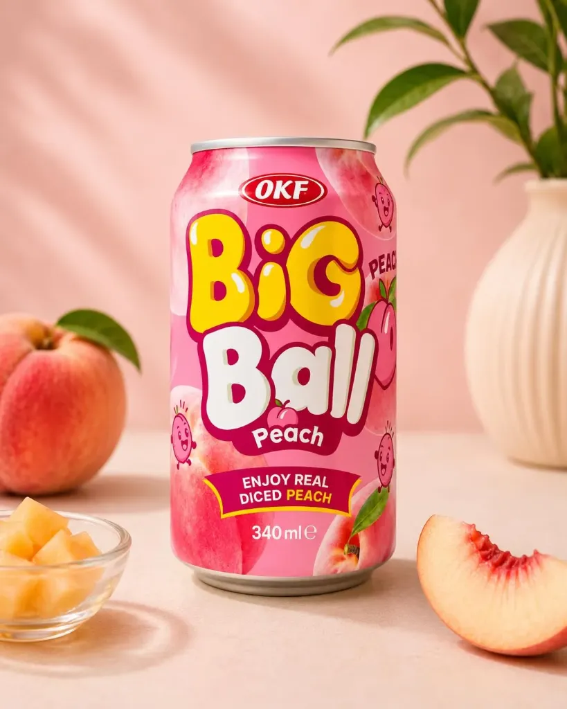 OKF Big Ball - Peach 340ml