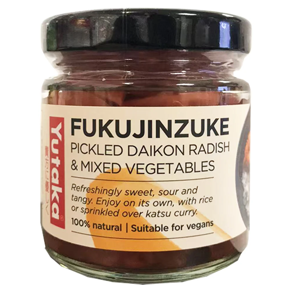 YUTAKA Fukujinzuke Picked Daikon Radish & Mixed Vegetables 110g