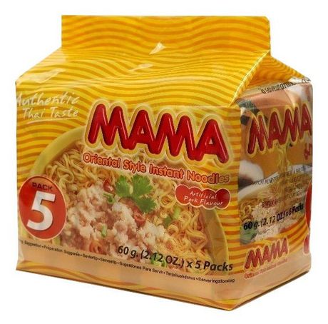 MAMA INSTANT NOODLES - Pork (5*60g)
