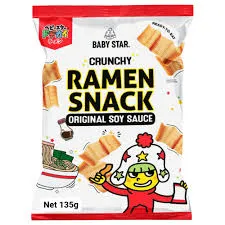BABY STAR CRISPY RAMEN SNACK ORIGINAL (WIDE) 135G