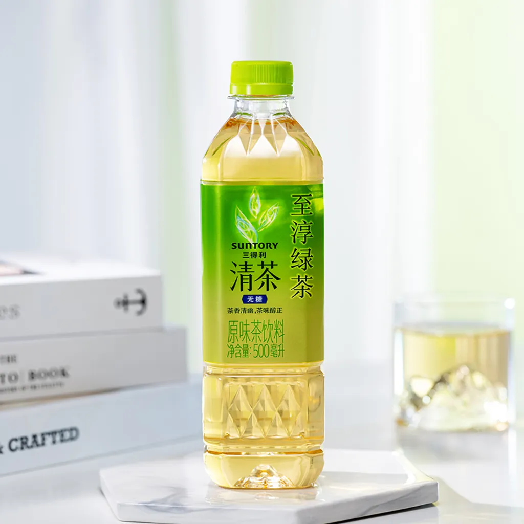 SUNTORY Unsweetened Green Tea 500ml