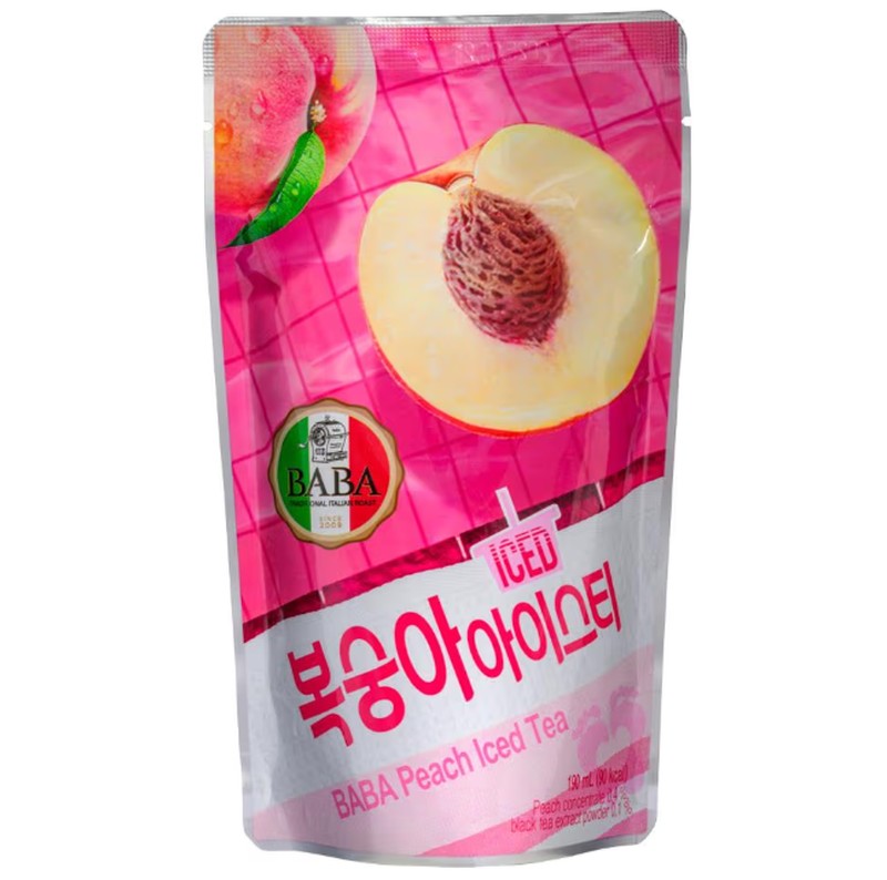BABA Korean Ade Peach Iced Tea 190ml
