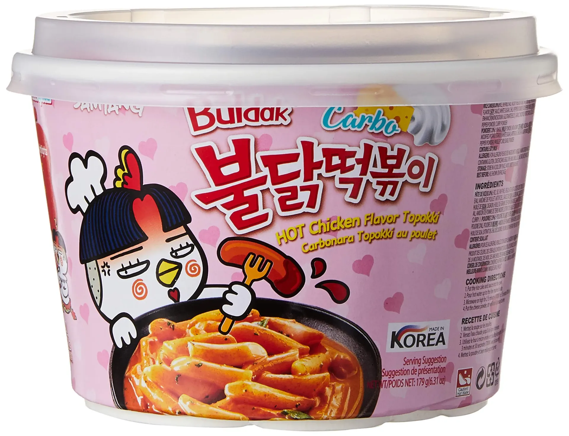 Samyang Hot Chicken Topokki - Carbonara 179G